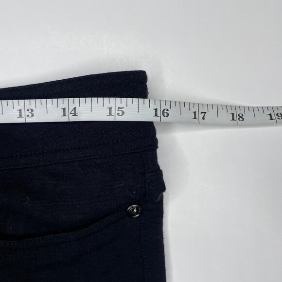 Seven7 Women's Black Bling Skinny Leg Stretch Pull On Legging Ponte Pant Sz 10 - Picture 8 of 12